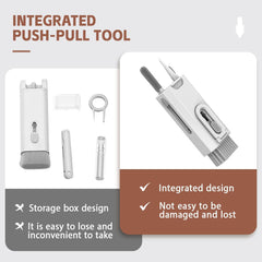 8 in 1 Cleaning Brush Kit,Phone PC Laptop Keyboard Cleaning Kit,Office Gadgets Dust Blower for Airpods iphone Tablet Macbook Computer