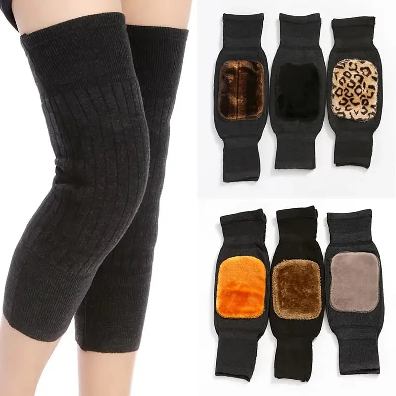 Woolen Knee Warmer For Men And Women (random Design)